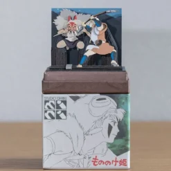 Maison Ghibli Arts And Crafts-Paper Craft San Fighting - Princess Mononoke
