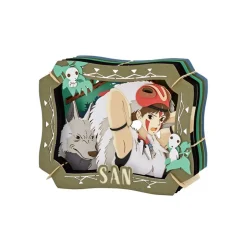 Maison Ghibli Arts And Crafts-Paper Theater San - Princess Mononoke