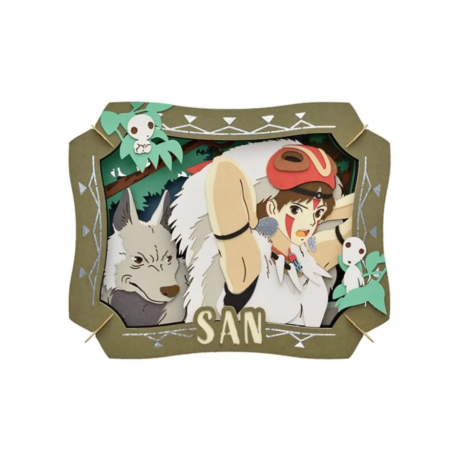 Maison Ghibli Arts And Crafts-Paper Theater San - Princess Mononoke
