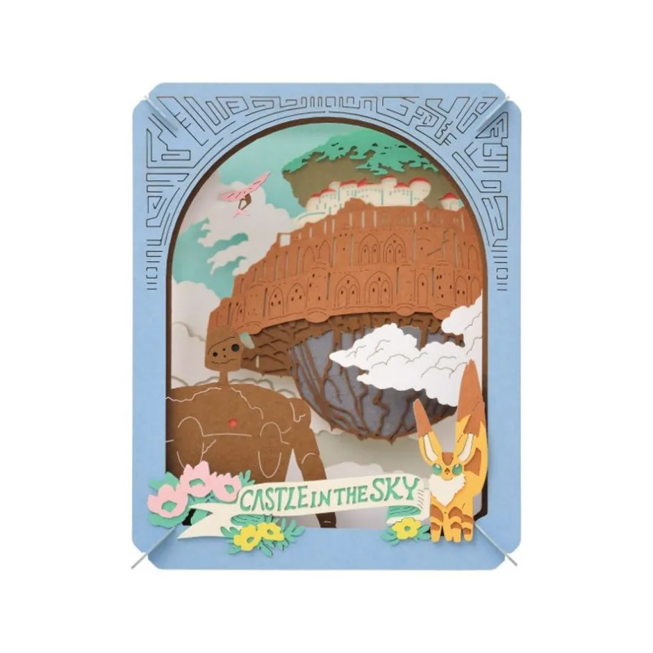 Maison Ghibli Arts And Crafts-Paper Theater Series Behind The Clouds - Castle In The Sky