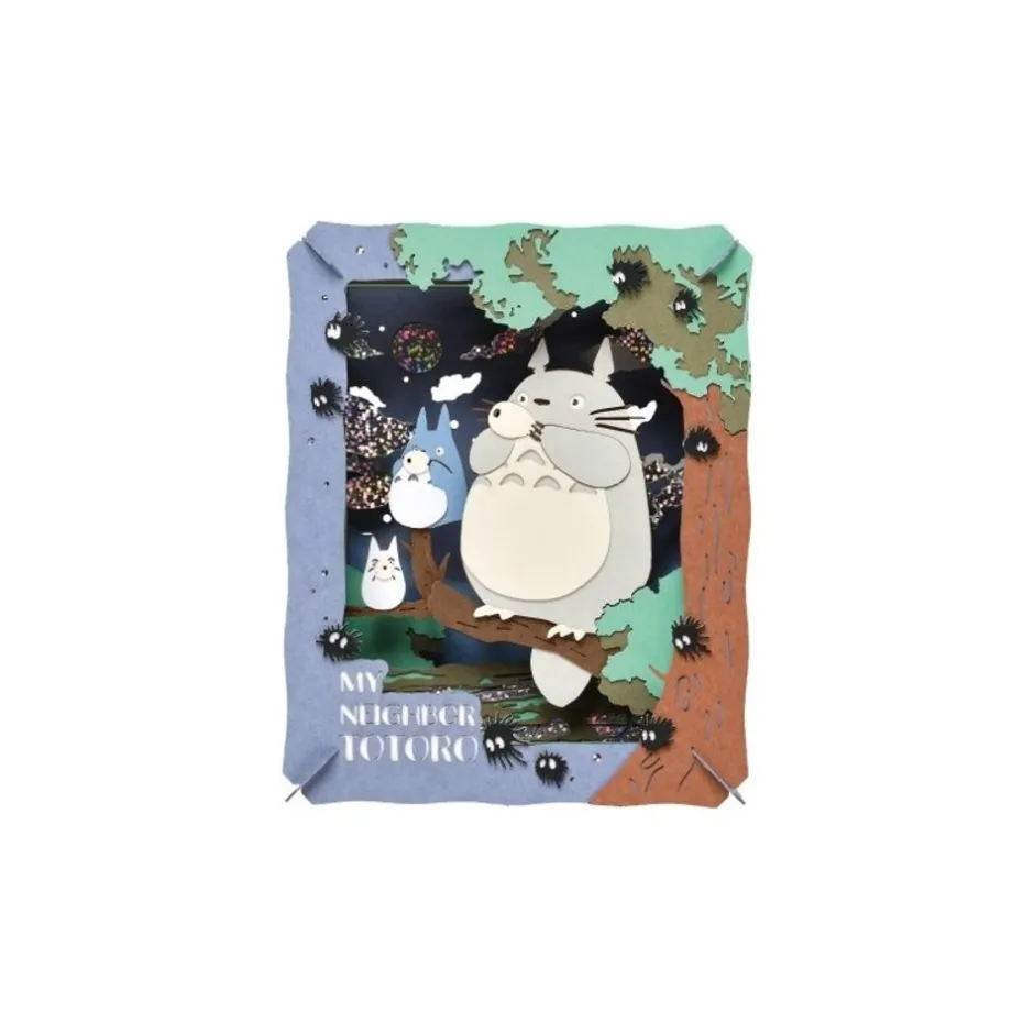Maison Ghibli Arts And Crafts-Paper Theater Totoro Blows The Ocarina - My Neighbour Totoro