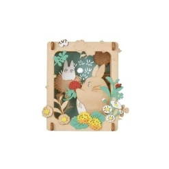 Maison Ghibli Arts And Crafts-Paper Theater Wood Style Totoro Dondoko - My Neighbor Totoro