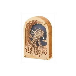 Maison Ghibli Arts And Crafts-Paper Theater Wood Style Night Walker - Princess Mononoke
