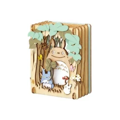 Maison Ghibli Arts And Crafts-Paper Theater Wood Style Totoro Dondoko - My Neighbor Totoro