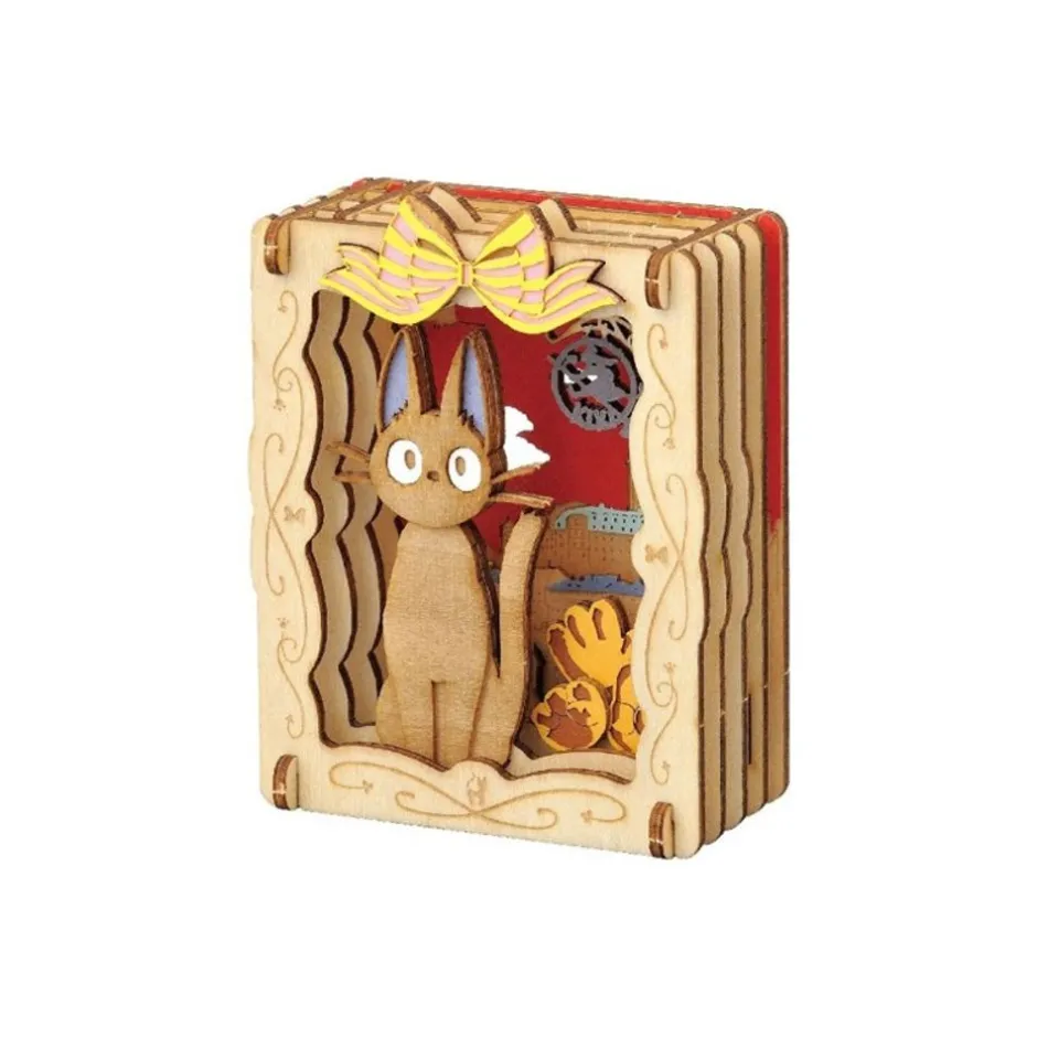 Maison Ghibli Arts And Crafts-Paper Theater Wood Style Jiji Bakery - Kiki'S Delivery Service