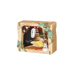 Maison Ghibli Arts And Crafts-Paper Theater Wood Style No Face'S Dessert - Spirited Away