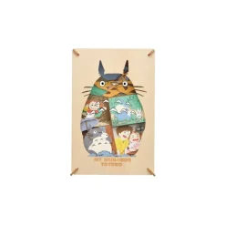 Maison Ghibli Arts And Crafts-Paper Theater Wood Style Silhouette Big Totoro - My Neighbor Totoro