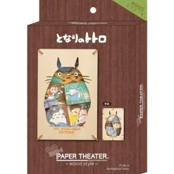 Maison Ghibli Arts And Crafts-Paper Theater Wood Style Silhouette Big Totoro - My Neighbor Totoro