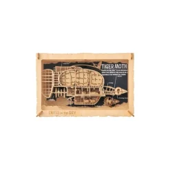 Maison Ghibli Arts And Crafts-Paper Theater Wood Style Tiger Moth - Castle In The Sky