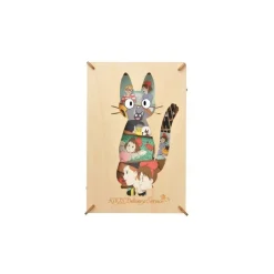 Maison Ghibli Arts And Crafts-Paper Theater Wood Style Silhouette Jiji - Kiki'S Delivery Service