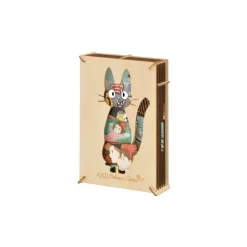 Maison Ghibli Arts And Crafts-Paper Theater Wood Style Silhouette Jiji - Kiki'S Delivery Service