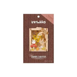 Maison Ghibli Arts And Crafts-Paper Theater Wood Style Totoro Mushroom - My Neighbor Totoro