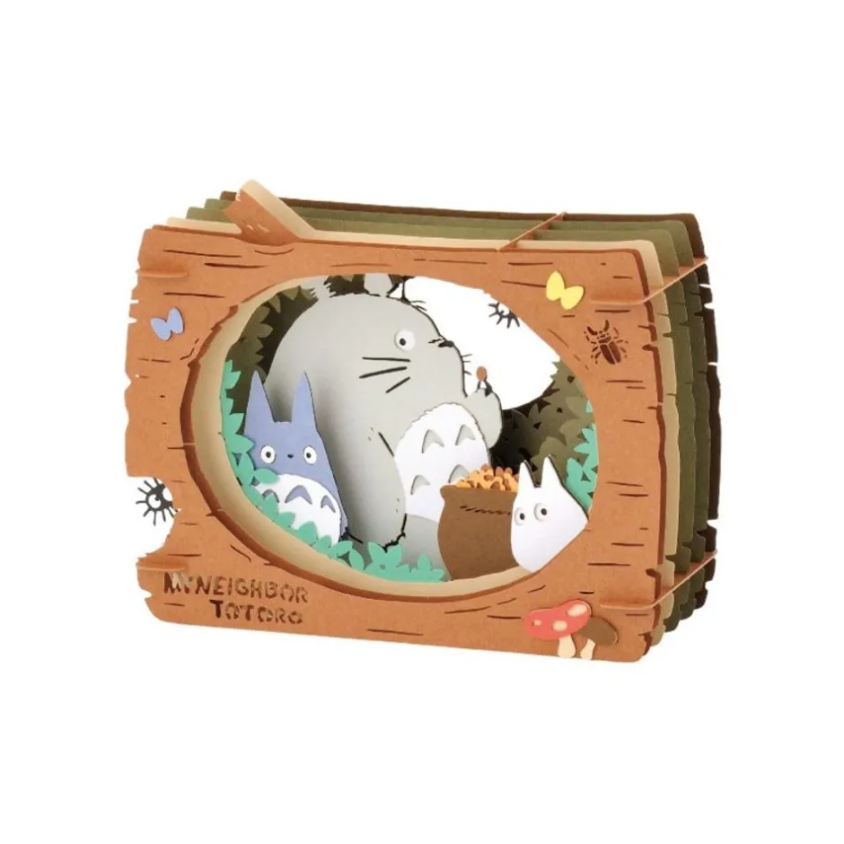 Maison Ghibli Arts And Crafts-Paper Theatre Totoro Feast Secreat - My Neighboro Totoro