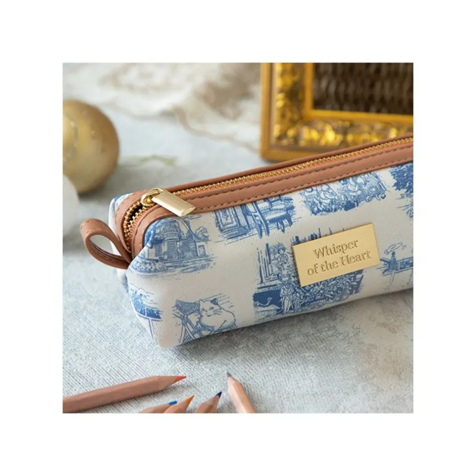 Maison Ghibli Storage-Pencil Case Blue Nostalgia - Whisper Of The Heart