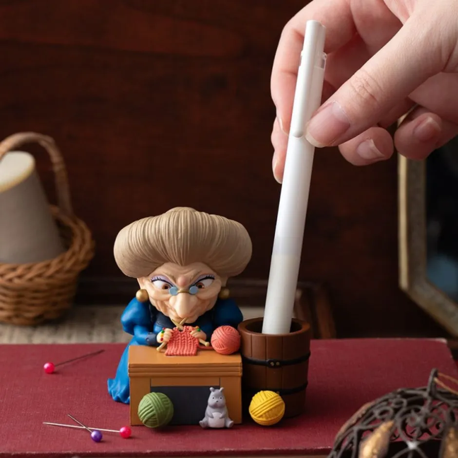 Maison Ghibli Jewellery Boxes-Pencil Holder Figurine Yubaba Knitting - Spirited Away