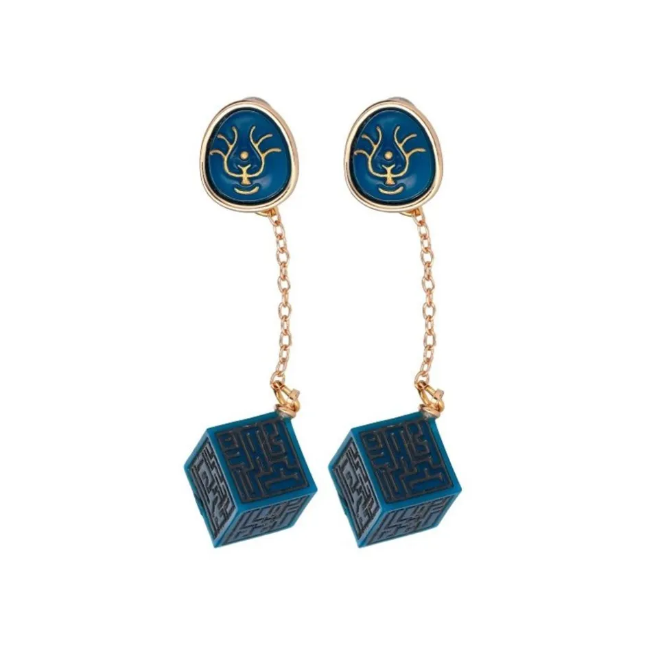 Maison Ghibli Jewellery-Pierced Earrings Accessory Series Volucite Crystal & Keystone - Castl