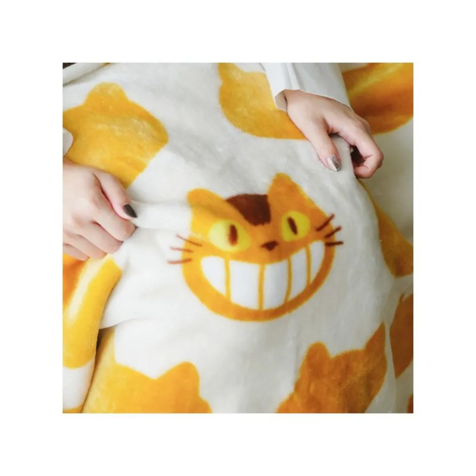 Maison Ghibli Household Linen-Plaid Catbus Silhouette 70X100 Cm - My Neighbor Totoro