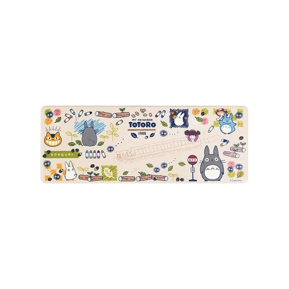 Maison Ghibli Carpet-Plastic Long Play Mat Totoro, Drawing 45X120Cm(Beige)- My Neighbor To