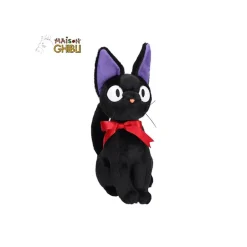 Maison Ghibli Classic Plush-Plush Jiji Sitting M - Kiki'S Delivery Service