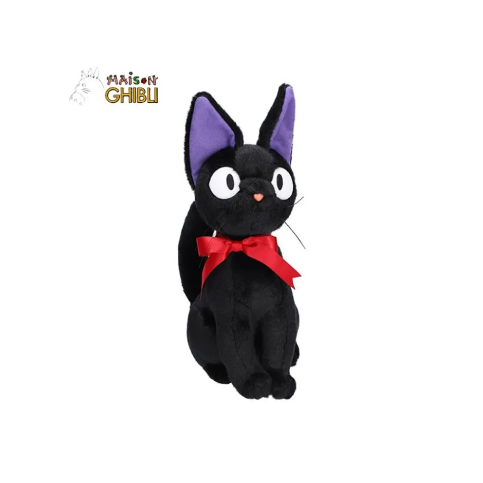 Maison Ghibli Classic Plush-Plush Jiji Sitting M - Kiki'S Delivery Service