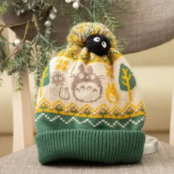 Maison Ghibli Outfits-Pom Pom Beanie Totoro & Soot Sprites - My Neighbor Totoro
