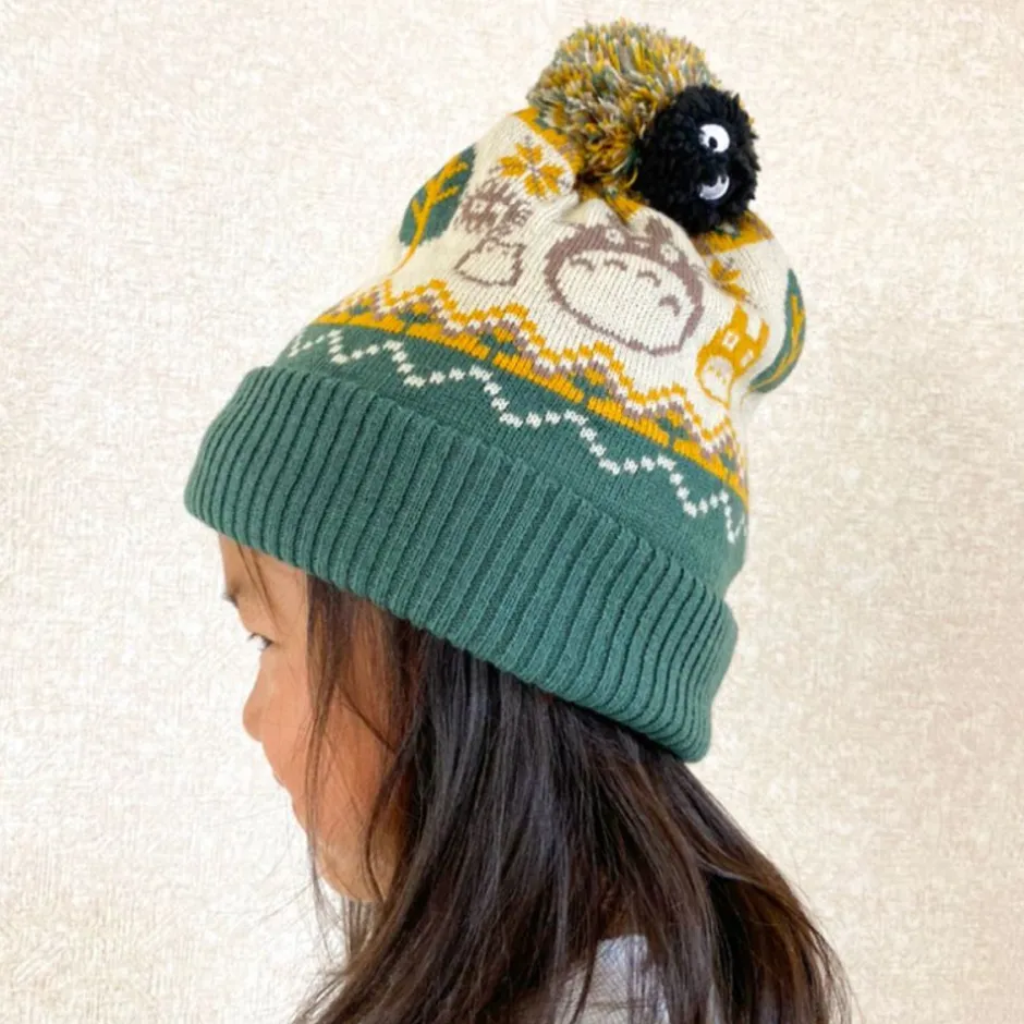 Maison Ghibli Outfits-Pom Pom Beanie Totoro & Soot Sprites - My Neighbor Totoro