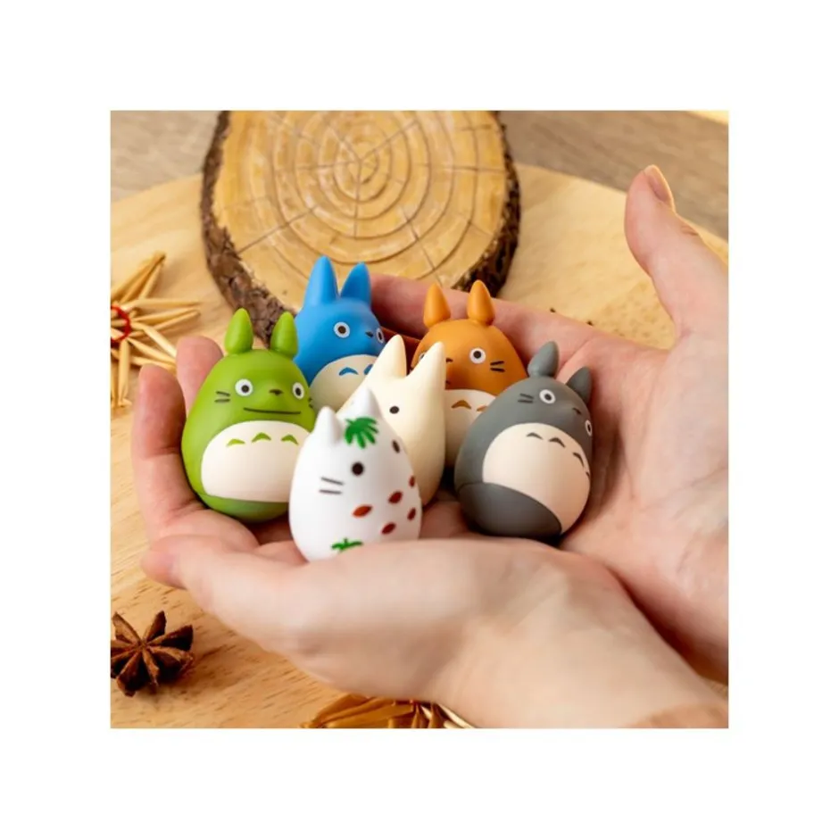 Maison Ghibli Figurines-Pose Collection Assort. Of 6 Roly-Poly Figurines - My Neighbor Totoro