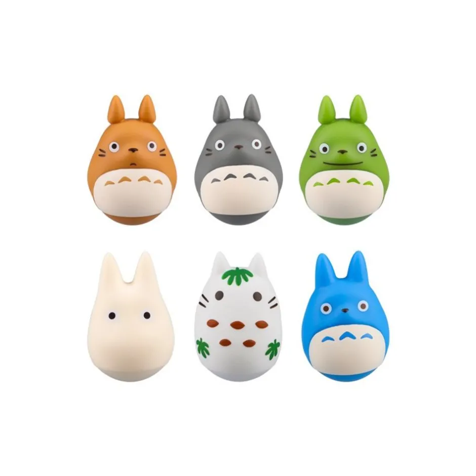 Maison Ghibli Figurines-Pose Collection Assort. Of 6 Roly-Poly Figurines - My Neighbor Totoro