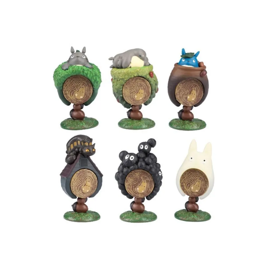 Maison Ghibli Figurines-Pose Collection Totoro Assortment Of 6 Rings - My Neighbor Totoro