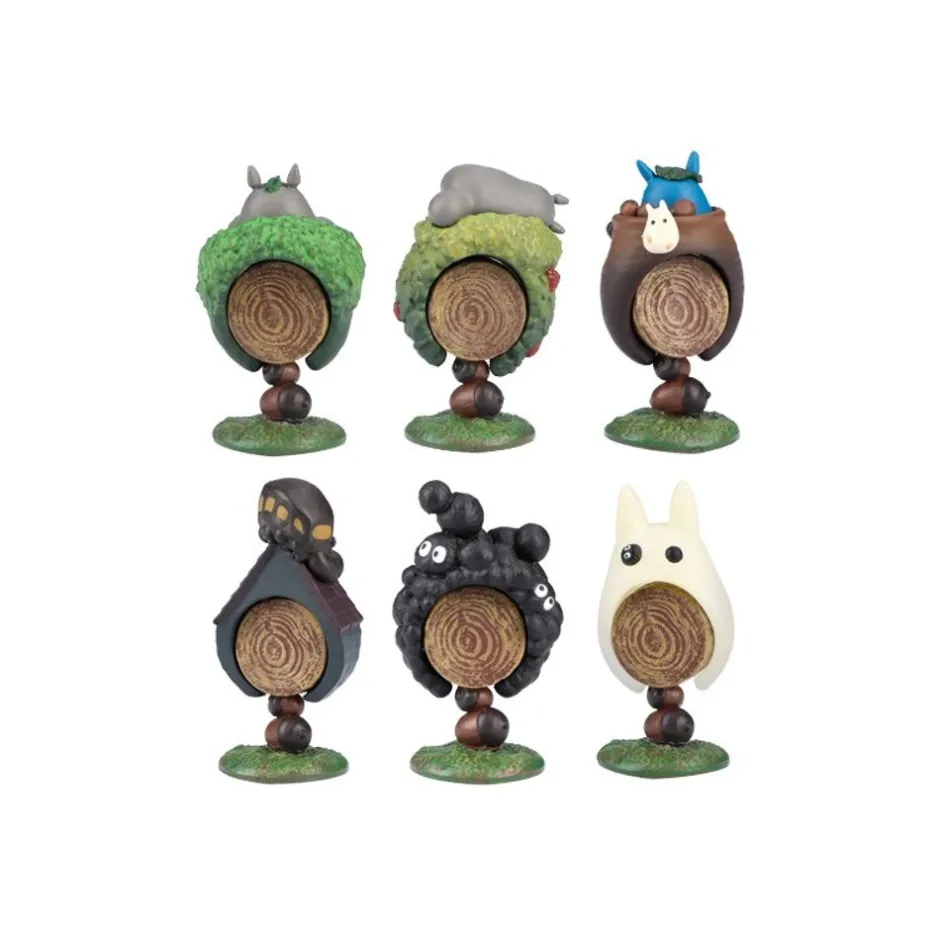 Maison Ghibli Figurines-Pose Collection Totoro Assortment Of 6 Rings - My Neighbor Totoro