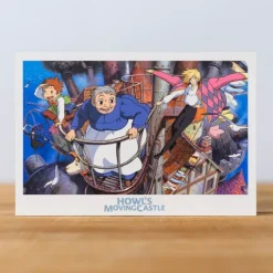 Maison Ghibli Postcards And Letter Papers-Postcard - Howl'S Moving Castle