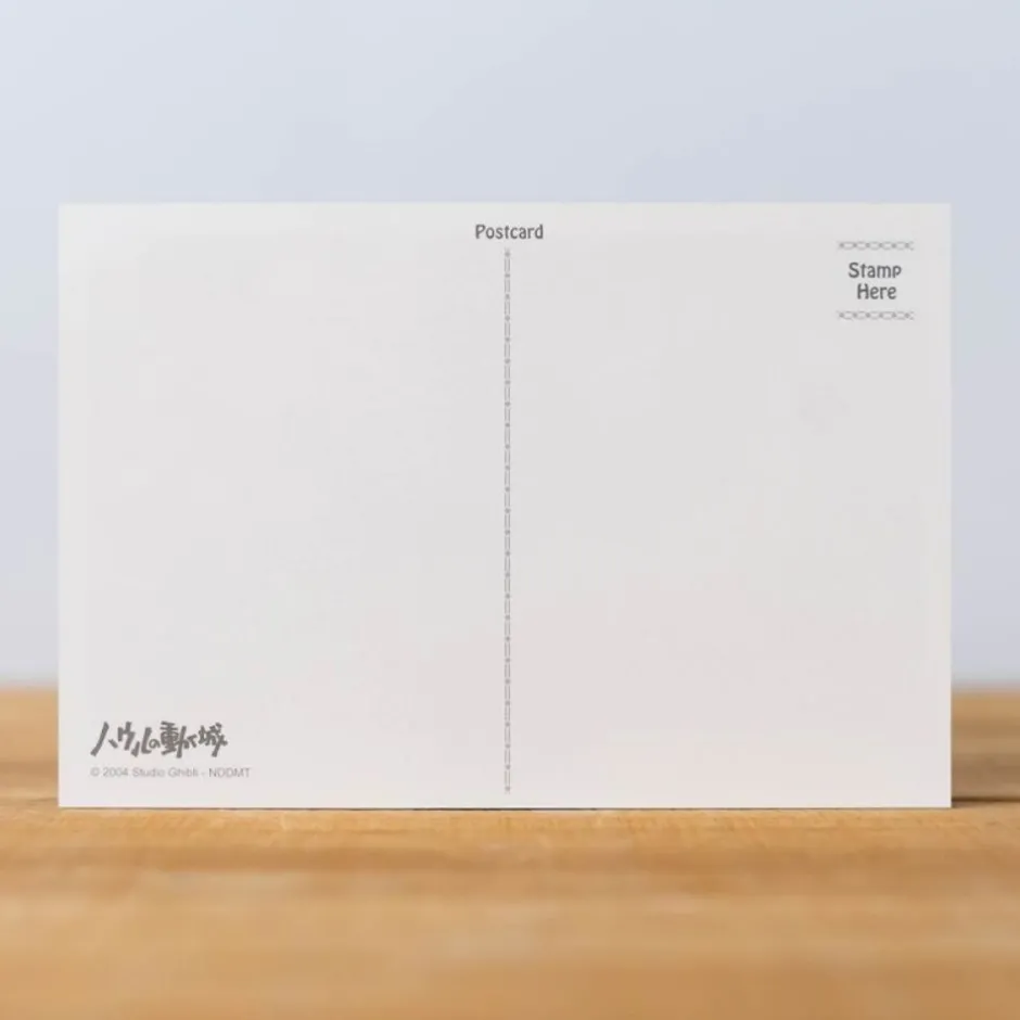Maison Ghibli Postcards And Letter Papers-Postcard - Howl'S Moving Castle