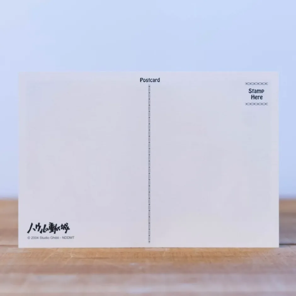 Maison Ghibli Postcards And Letter Papers-Postcard Howl & Sophie - Howl'S Moving Castle