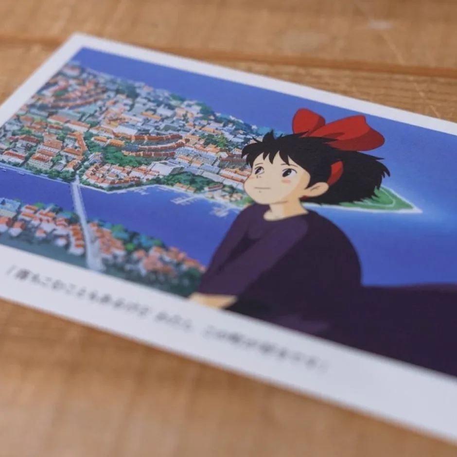 Maison Ghibli Postcards And Letter Papers-Postcard Kiki - Kiki'S Delivery Service