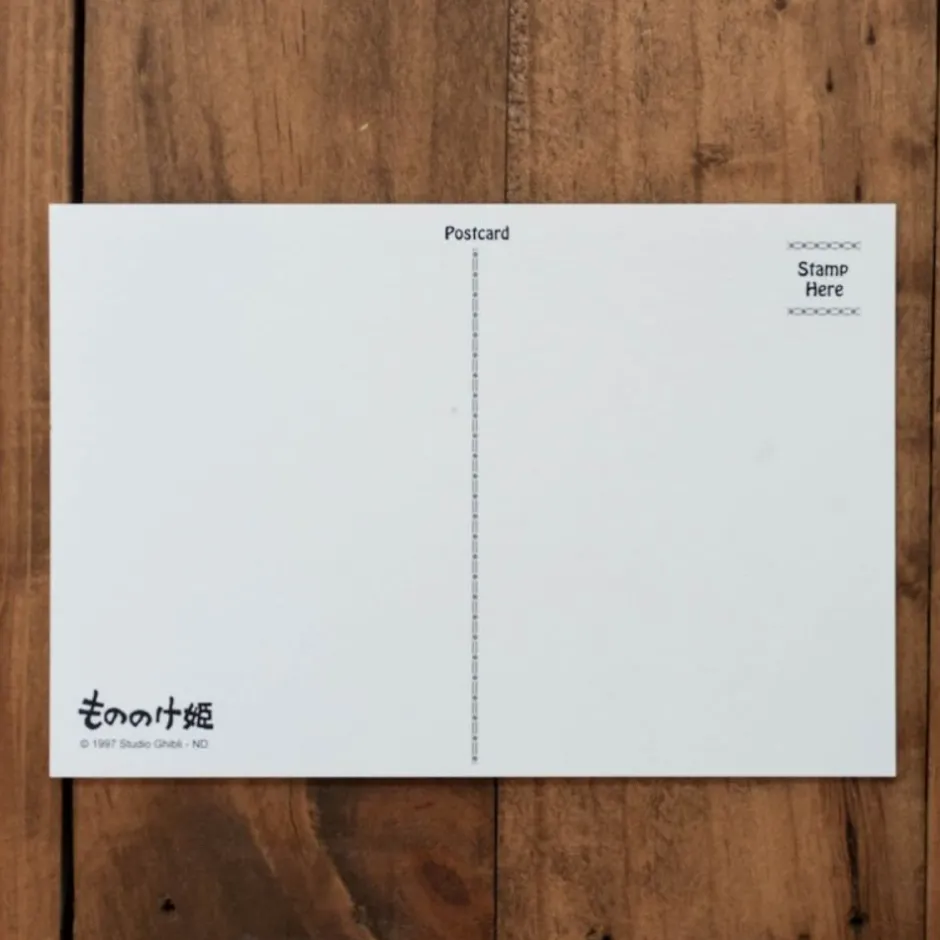 Maison Ghibli Postcards And Letter Papers-Postcard Moro - Princess Mononoke
