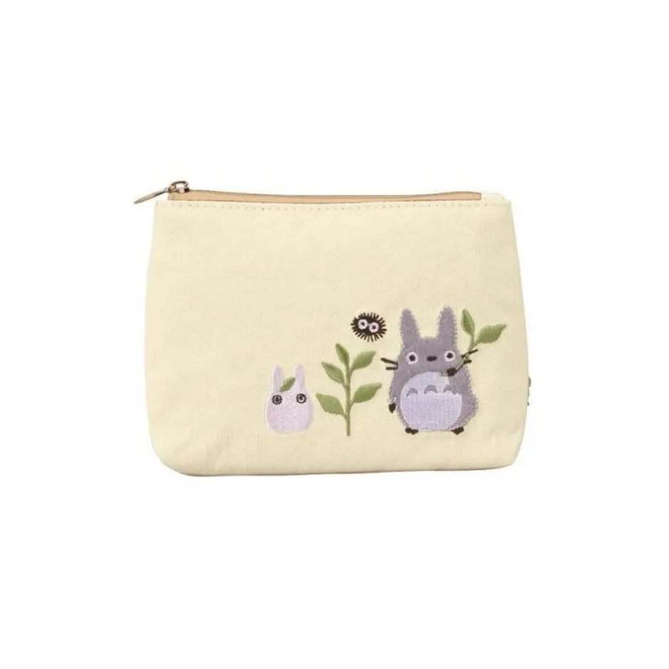 Maison Ghibli Bags-Pouch Big And Small Totoro Meadow 11 X 15 Cm - My Neighbour Totoro