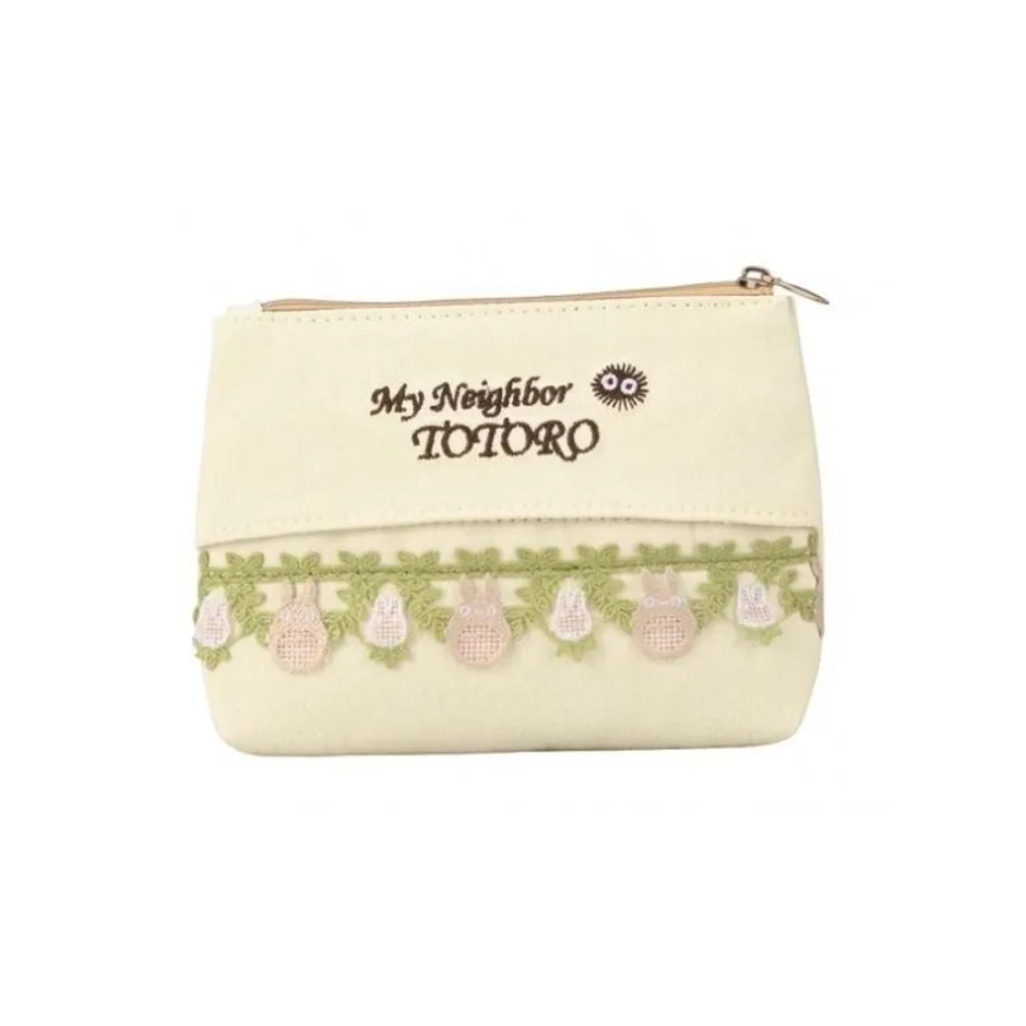 Maison Ghibli Bags-Pouch Big And Small Totoro Meadow 11 X 15 Cm - My Neighbour Totoro