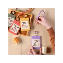 Maison Ghibli Accessories-Pouch Card Holder Mei Taking A Nap - My Neighbor Totoro