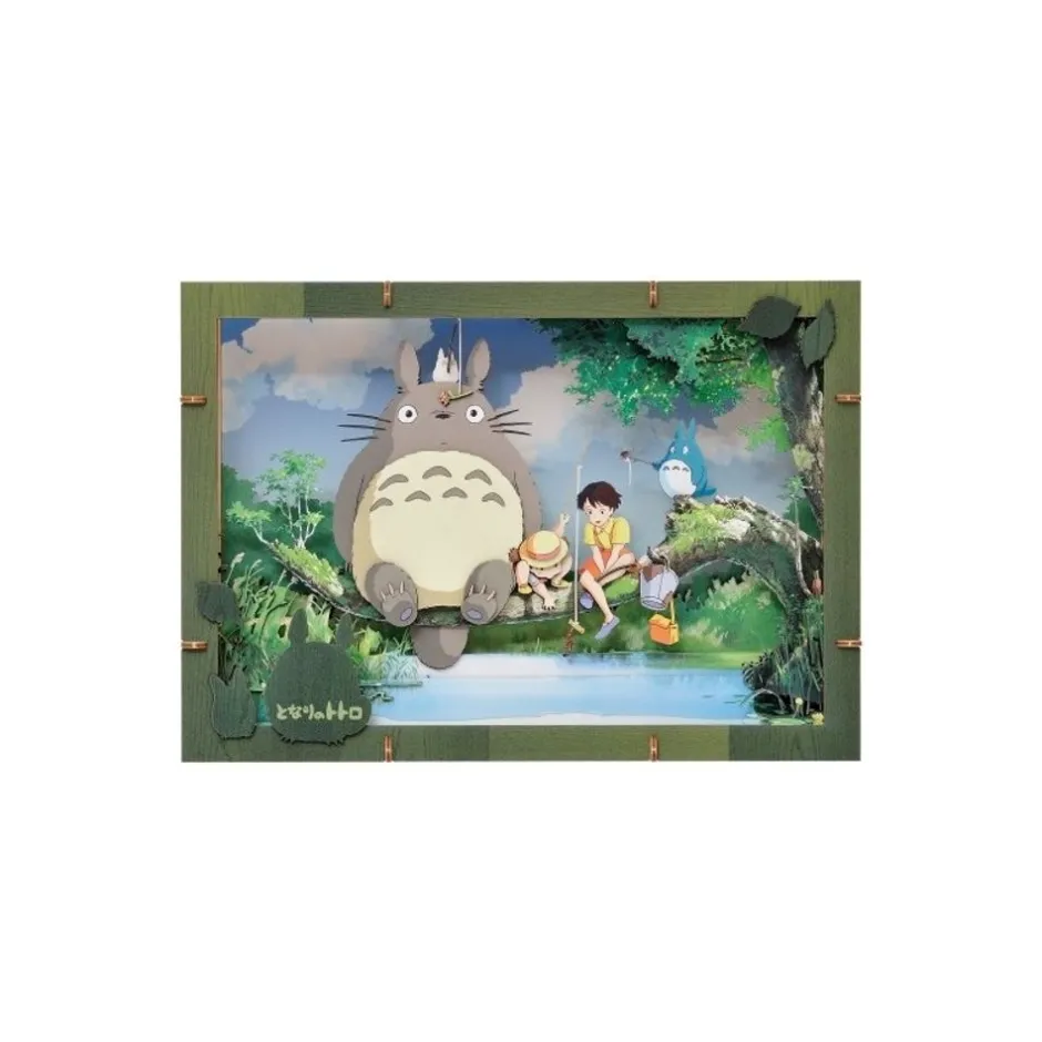 Maison Ghibli Arts And Crafts-Premium Paper Theater Totoro Fishiing - My Neighbor Totoro