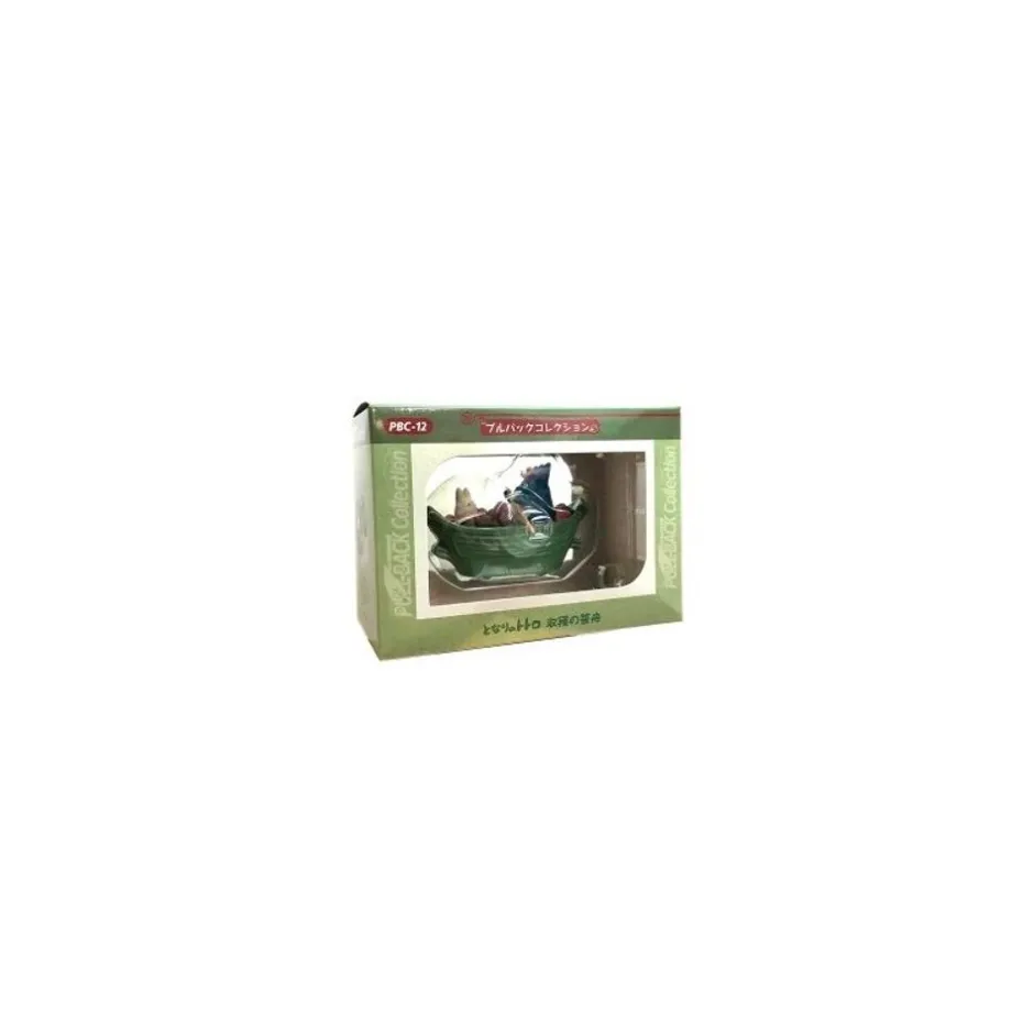 Maison Ghibli Toys-Pull Back Bamboo Boat - My Neighbor Totoro