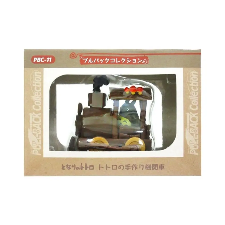 Maison Ghibli Toys-Pull Back Handmade Locomotive Totoro - My Neighbor Totoro