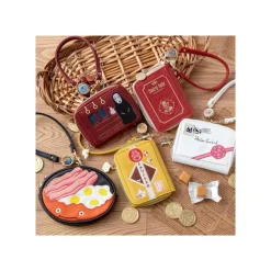 Maison Ghibli Accessories-Purse Calcifer & Bacon And Egg - Howl'S Moving Castle