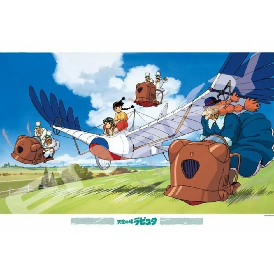Maison Ghibli Jigsaw Puzzle-Puzzle 1000P Fly Test - Castle In The Sky