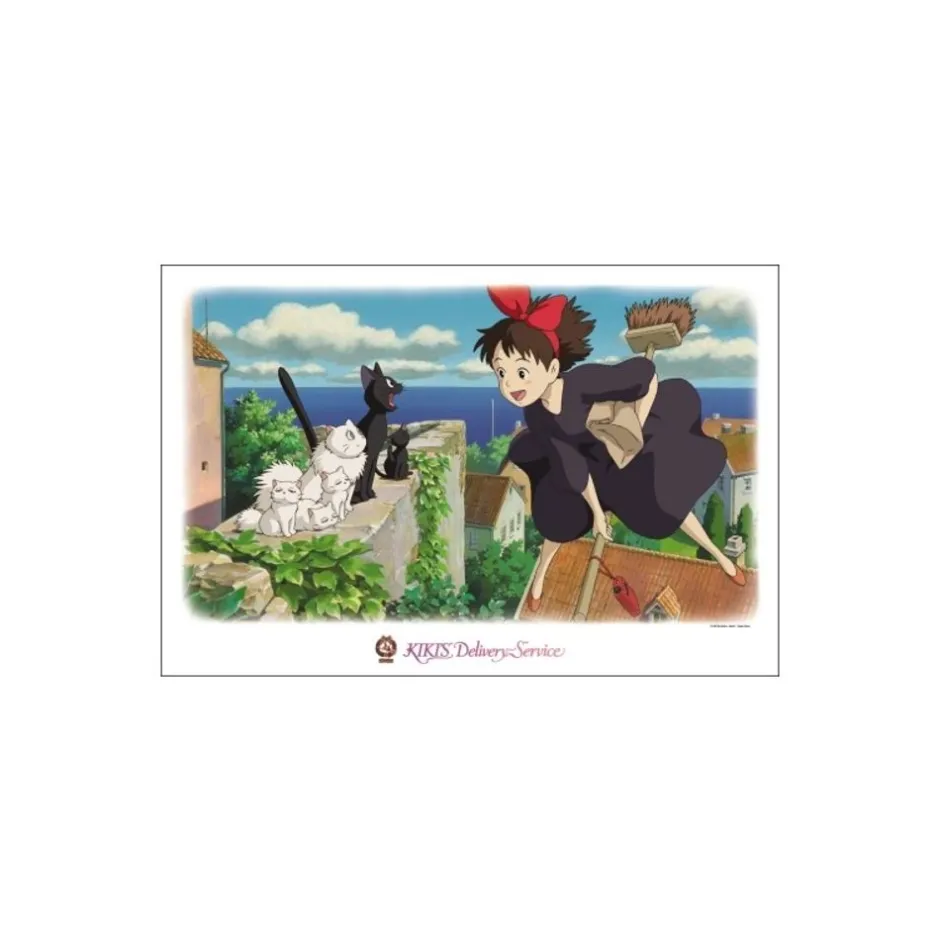 Maison Ghibli Jigsaw Puzzle-Puzzle 1000P Kiki And The Cats - Kiki'S Delivery Service