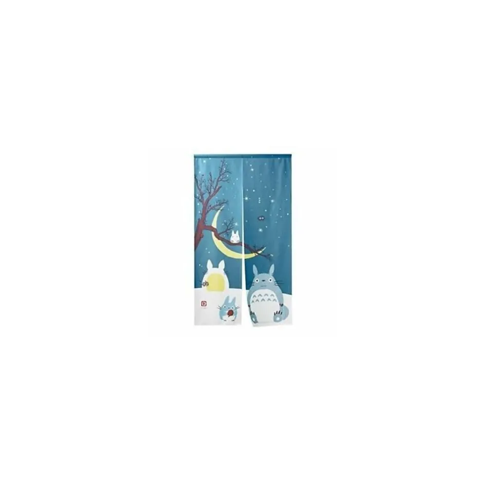 Maison Ghibli Wall Decoration-Rideaux Totoro Ciel D'Hiver - Mon Voisin Totoro