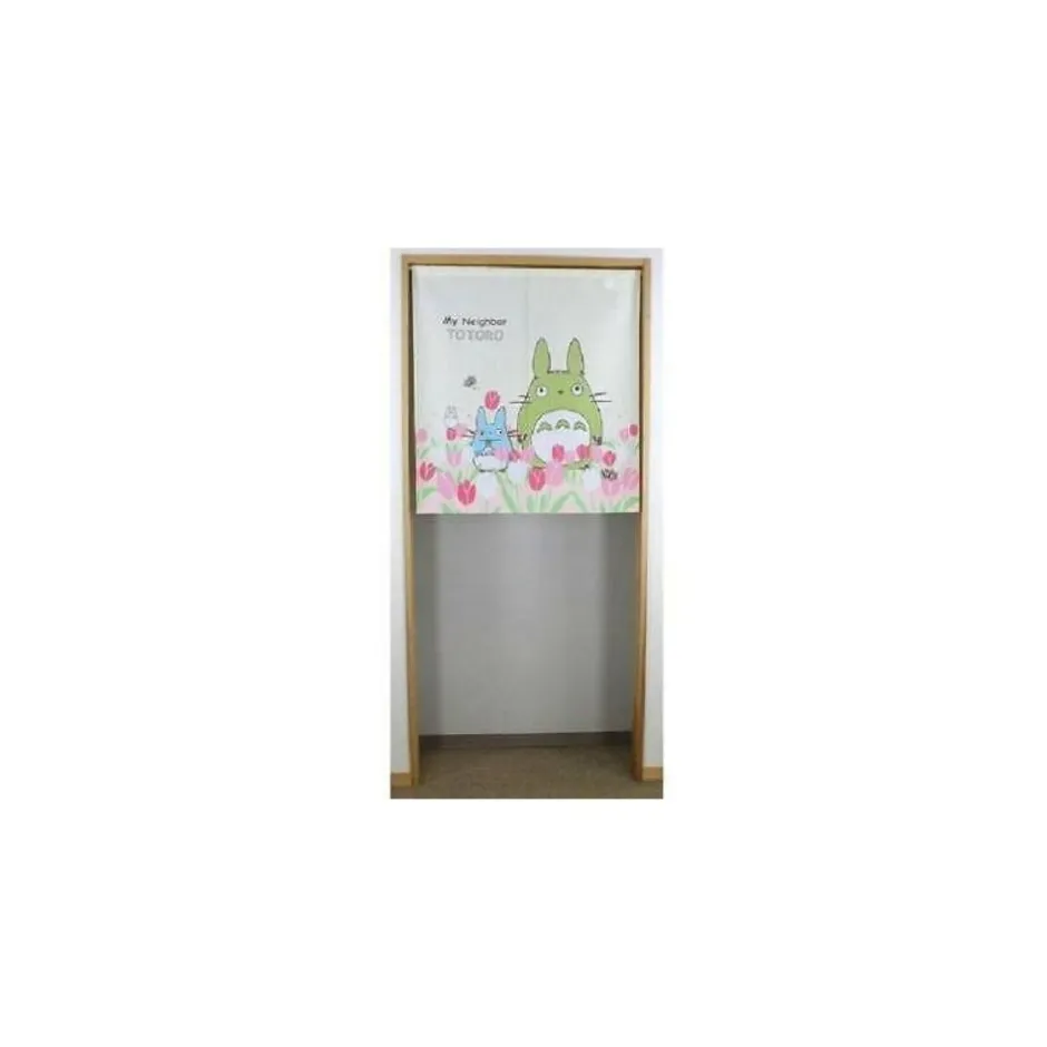 Maison Ghibli Wall Decoration-Rideaux Totoro Tulipes - Mon Voisin Totoro