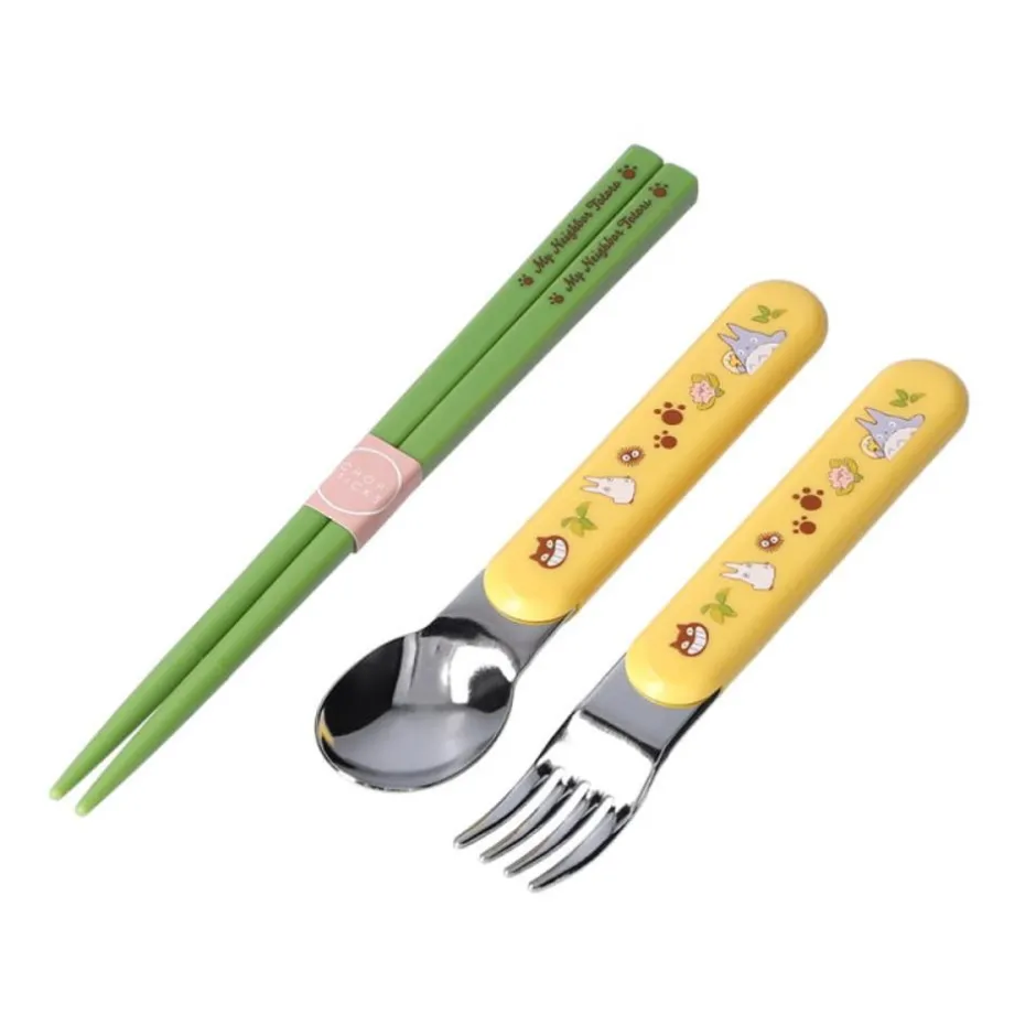 Maison Ghibli Kitchenware-Set Chopsticks Spoon Fork Totoro & Catbus - My Neighbor Totoro