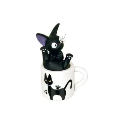 Maison Ghibli Decoration-Single Vase Jiji Flower Play - Kiki'S Delivery Service