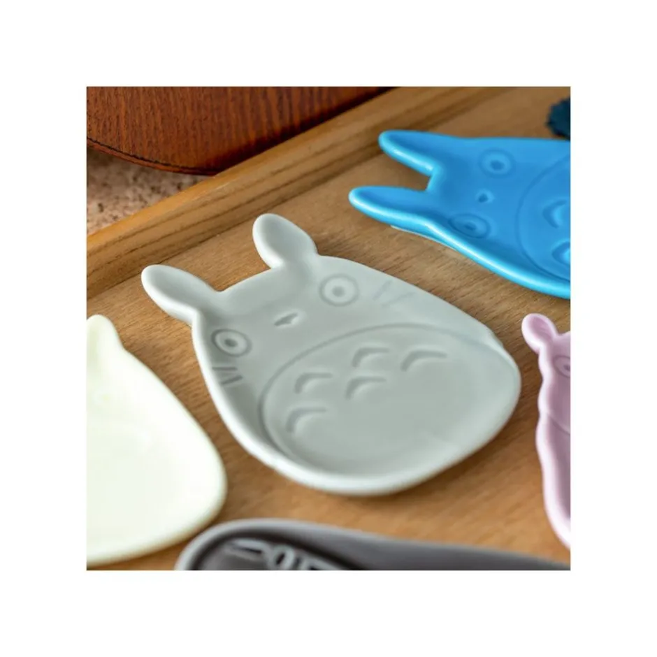 Maison Ghibli Kitchenware-Small Dessert Plate Big Totoro Shape - My Neighbor Totoro