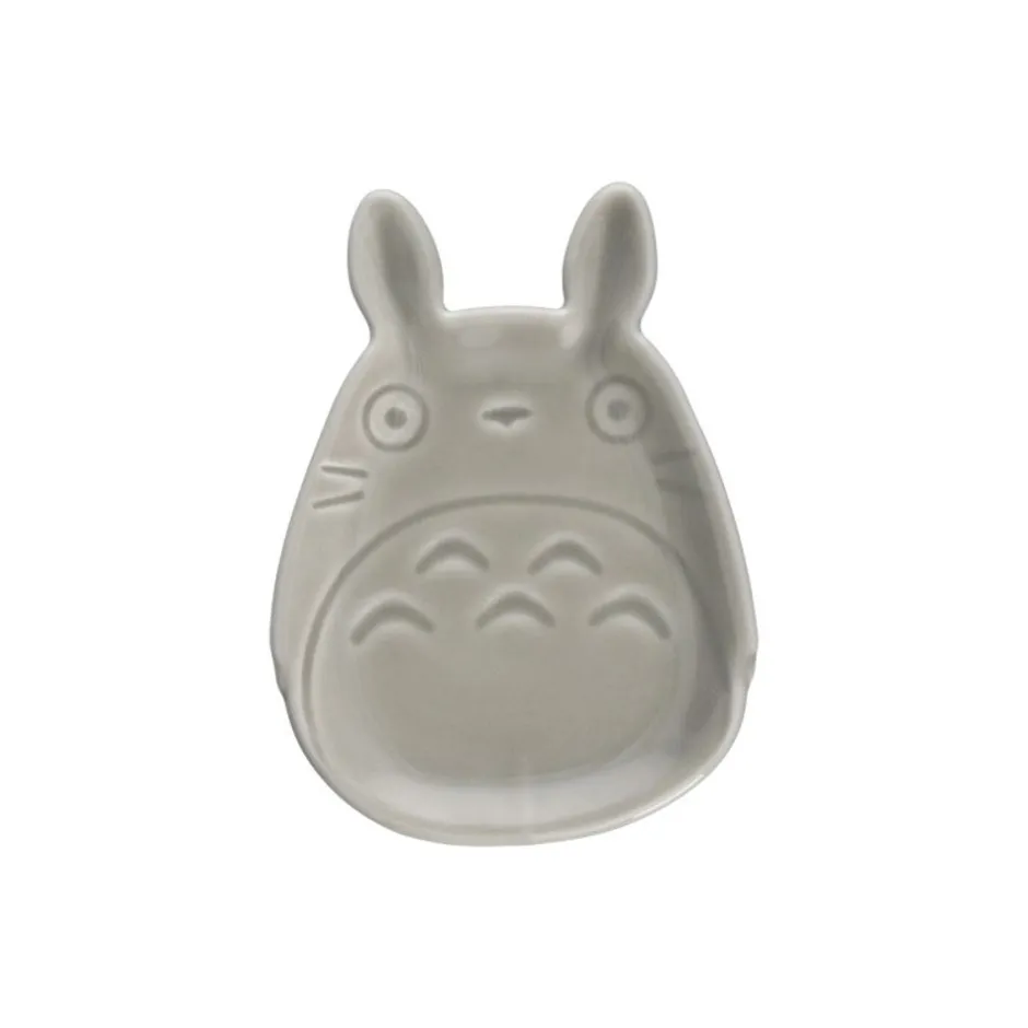 Maison Ghibli Kitchenware-Small Dessert Plate Big Totoro Shape - My Neighbor Totoro